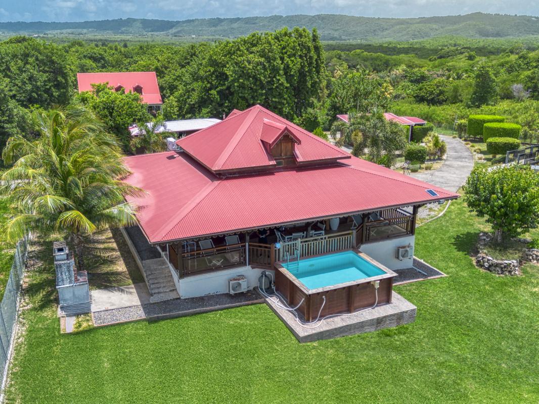 3.Location villa piscine Marie Galante Guadeloupe_Vue mer